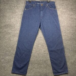Wrangler 13MWZ Western Cowboy Cut Original Jeans Men's 35x32 Blue Dark Wash NWT